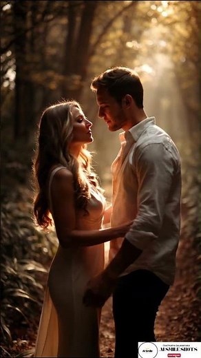 Romantic Cinematic Couple | Walking Hand in Hand & Passionate Kiss 💕 #Romantic couple #kiss