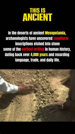 Ancient Writing Found in the Desert