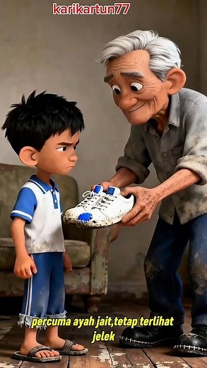 aku sayang ayah 😭 #kartun #animasi #shorts