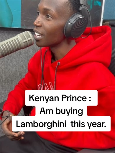 Kenya's Youngest Sponsor: Buying a Lamborghini This Year