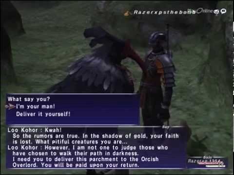 Final Fantasy XI all three nations mission 4-1 Magicite Guide