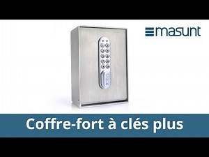 masunt Coffre-fort électronique pour clés E Code | extra sécurisé & robuste (FR)
