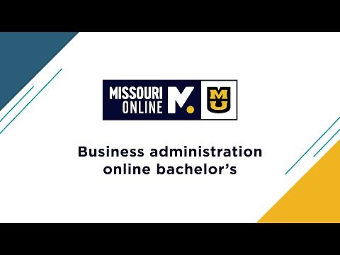 Business administration: Online bachelor’s degree