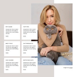 Guide for getting a new cat - Html Code Example by Nicepage
