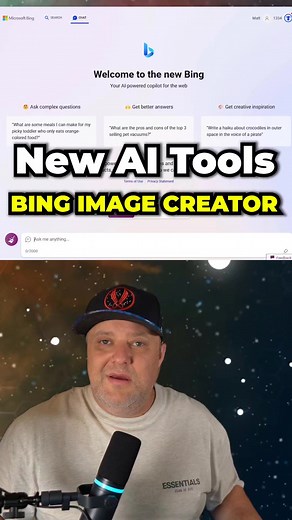 4K views · 71 reactions | Bing Image Creator AI - Free AI Image Generator #ai #bingai #artificialintelligence #chatgpt #chatgpt3 #bing #microsoft #openai #freeai | Matt Farmer | Facebook