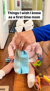 19M views · 160K reactions | Upcycle used Pilates socks to protect little knees #mom #baby #pilates #upcycling | Liz & Jeff | Facebook