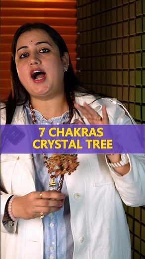 7 Chakras crystals tree | Vastu tree for positive vibes #occultaurabyneha #7chakaras #crystaltree