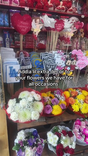 Add ons for your flowers for every occasion #floristsoftiktok #flowershop #losangeles #la #foryoupage