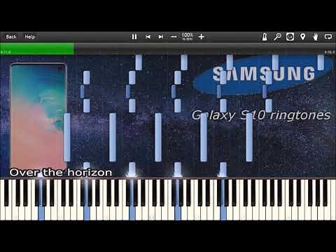 SAMSUNG GALAXY S10 RINGTONES IN SYNTHESIA!