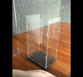 Acrylic display case for Lego Harry Potter Hogwarts Astronomy Tower 75969 (Lego Set is not included) (with theme background)