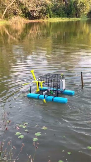 Bottle collecting robot ~ plastic pollution removal in pond and lake #zerogarbage