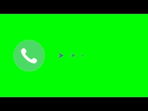 green screen HD screen animation effects incoming call