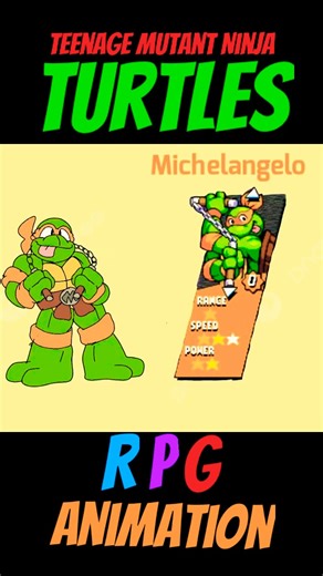 Teenage Mutant Ninja Turtles RPG animation