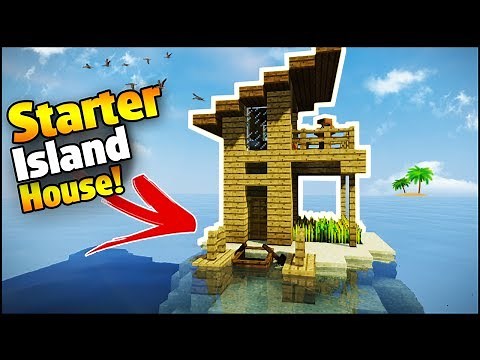Minecraft: Island Starter House Tutorial - How to Build a House in Minecraft