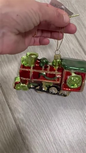 Christmas Glass Locomotive Ornament | Colorful Train Hanging Decoration 13x8x5cm | Festive Tree Ornament - Etsy