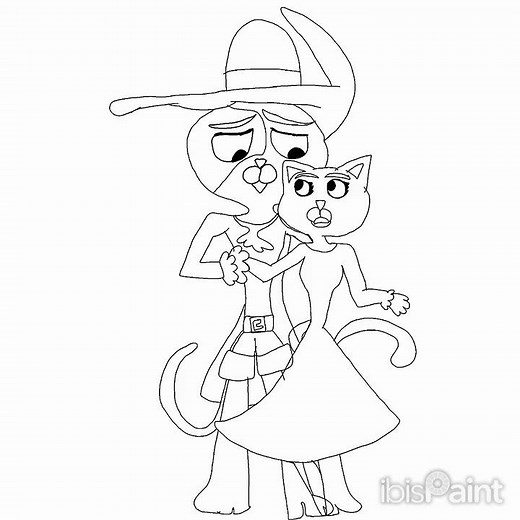puss in boots x kitty softpaws x the phantom of the opera version #Pussinbootsphantomoftheopera
