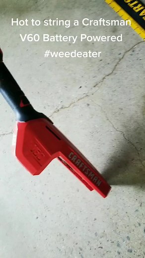 How to String a Craftsman V60 Weedeater