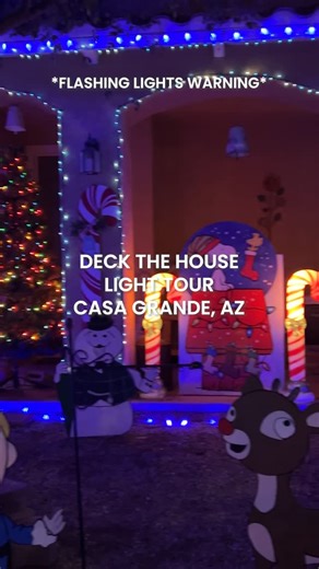 Experience Casa Grande on Instagram: "Deck the House Light Tour is back again in 2025! Residents and businesses have decked their houses or created business displays for viewing during the holiday season. Visit casagrandeaz.gov/438/Deck-the-House-Light-Tour to view the online map, download the address list, and vote for your favorite displays! 🎄🎅🏽"