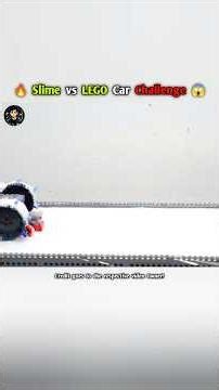 Slime vs LEGO Car Challenge !!🔥😱 #shorts