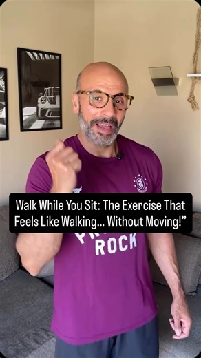Ahmed Aly on Instagram: "Walk While You Sit: The Exercise That Feels Like Walking… Without Moving!” No time? Knee pain? Try the Foot Stepping Exercise — a simple seated move that boosts circulation, burns calories, and strengthens your legs without standing up. Start with 60 seconds… increase daily… your body will thank you. 💪🦵 📌 #footstepping #chairworkout #walk #lowimpactexercise #jointfriendly #seatedworkout #mobilitytraining #healthylegs #over40fitness #homeworkout #dailymovement"