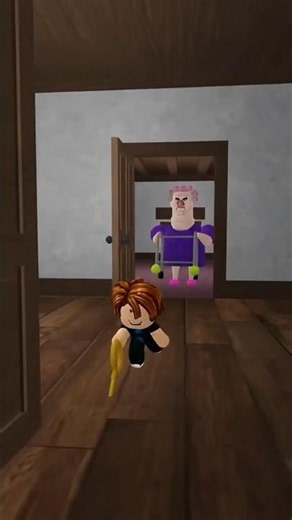 Fastest Attic Escape vs Grumpy Gran! 🔥 #roblox #usa