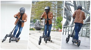 Ackerman angle design 3 wheeled electric scooter from $599