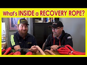 What's INSIDE a RECOVERY ROPE? We cut it open to find out!!
