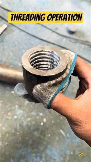 Threading operation #machine#vmc#cncmill#automobile#engineering#mechanicalengineering#tapping#trend