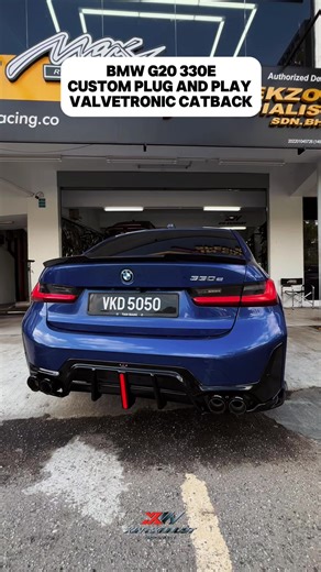 BMW G20 330e Custom Plug and Play Valvetronic Exhaust