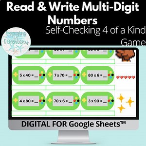 Read & Write Multi-Digit Numbers Self-Checking For Google Sheets