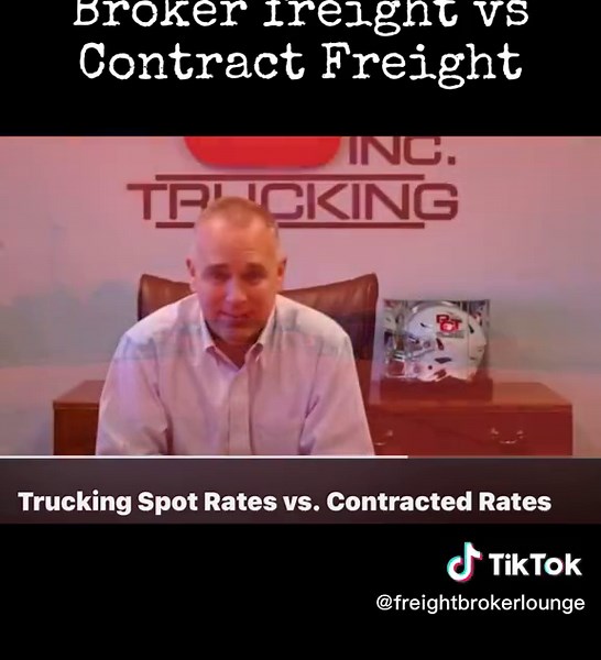 Broker freight vs Contract Freight #owneroperator #freightbroker #truckersoftiktok #trucking #leaseoperator #truckdriver #freightrates