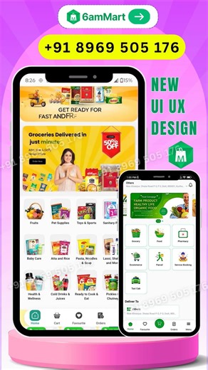 UI UX Customization 6amMart Installation Source code Setup New Customization User Interface Design
