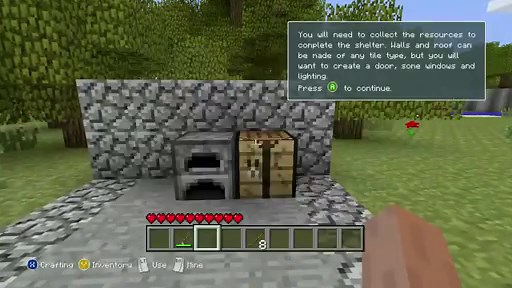 Minecraft Xbox 360 - Tutorial Map Gameplay