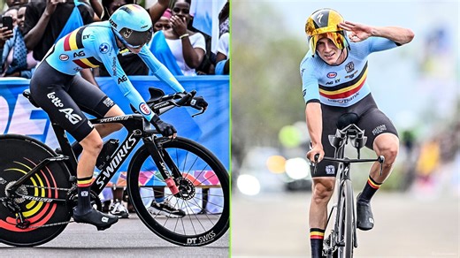 Met de hulp van Remco Evenepoel werkte Laura Fivé (10e) eerste WK af: "Ik rijd met de allersnelste botjes ter wereld" | Sporza