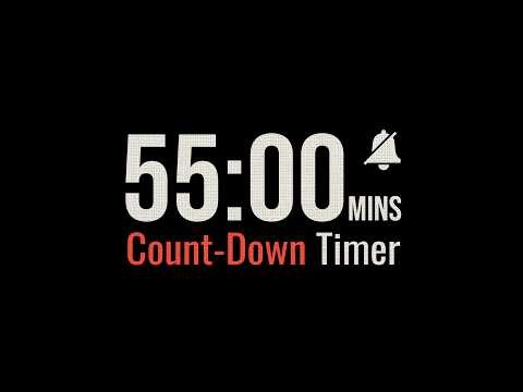 55 Minute Silent Countdown Timer