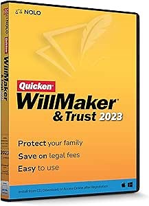 Amazon.com: Quicken WillMaker and Trust Software 2023 - Estate Planning Software : Everything Else