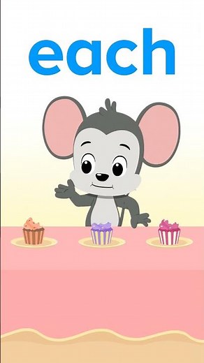 Kindergarten Sight Words: Each | ABCmouse #learning #education #sightwordsforkids #kindergarten