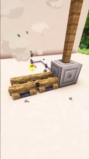 Simple and creative PARK BENCH in minecraft 🪑🌷 #shorts #minecraft