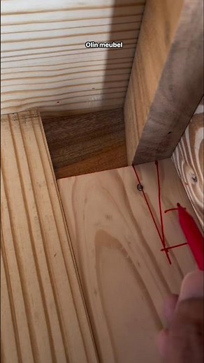 How to measure the position of wooden corner #diy #woodworking #working #tips #ideas #carpentry #art