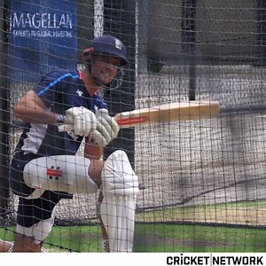 Exclusive vision of Alastair Cook hard at work in an optional net session under the scorching Adelaide sun today. Look out Aussies! | Cricket Network