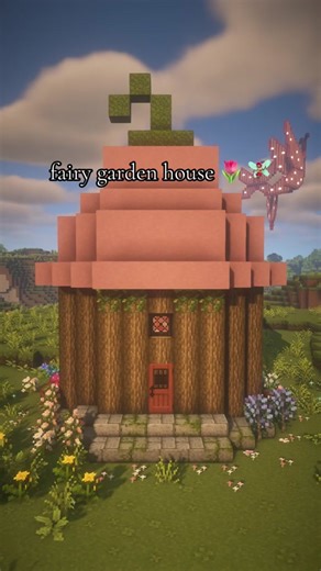 Fairy Garden House Tutorial in Minecraft