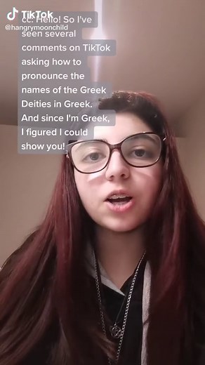 How to pronounce the names of the Greek Deities in Greek Pt.1! #witchtok #deity #deityworship #hellenicpagan #hellenic #greekgods #pagan