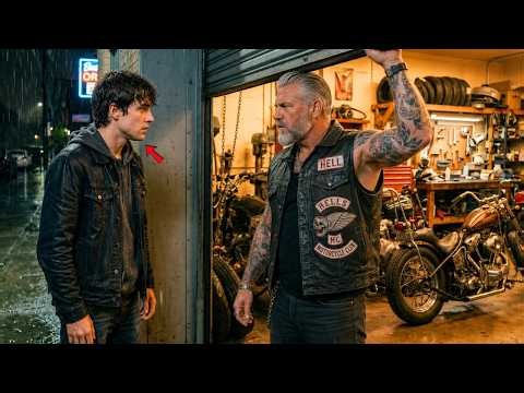 “Can I Sleep in Your Garage?” Abandoned Man Asks Biker — Hells Angels Arrive and Change Everything