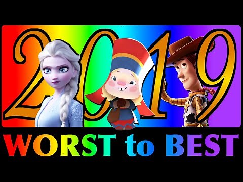 Worst to Best Animated Films of 2019