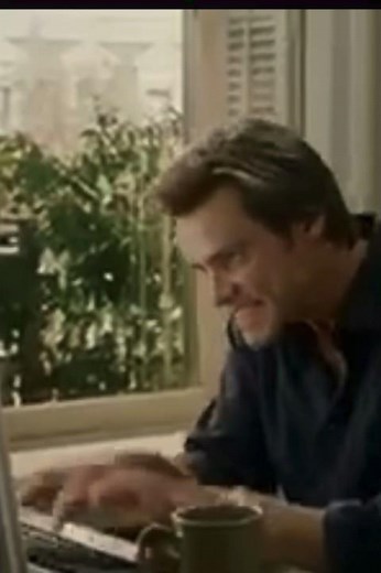 Jim Carrey typing meme