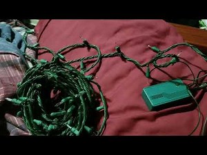 Vintage musical Christmas light from the early 90's