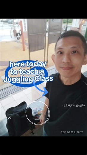 Here Today To Teach A Juggling Class