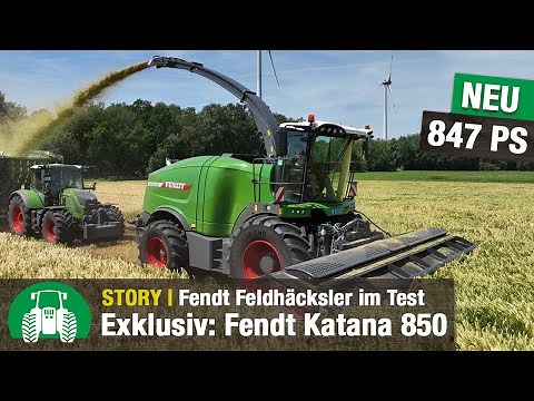 Fendt Katana 850 Test-Drive | PS-Gigant mit neuem Motor | Ernte von Ganzpflanzensilage