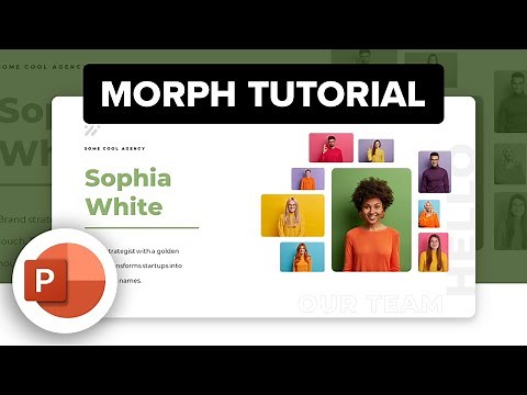How to Create Cool Team Slide ✨ Morph Animation in PowerPoint | Tutorial #powerpoint #tutorial #ppt
