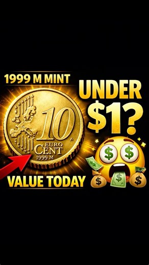 1999 10 Euro Cent Coin Value Today | M Mint Mark Coin Worth #money #coincollecting #treasuresearch